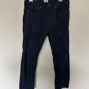 J Crew Navy Pants Men's Size 31" Career‎ Office Minimal Everyday Slim Skinny